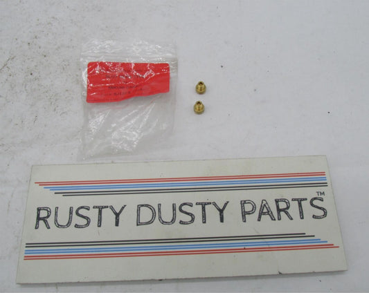 Lot of 2 EBC Mikuni Carburetor Carb Brass Slot Head Main Jets SJ137.5