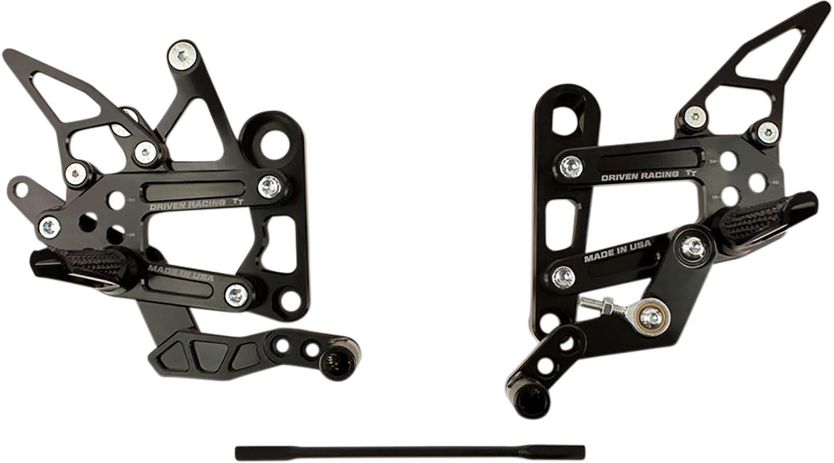 Driven TT Rearsets DRP-716-BK