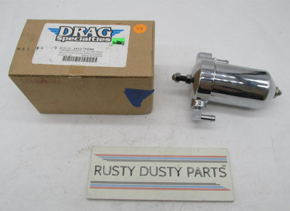 Harley Drag Specialties Polished Chrome Remote Oil Filter Housing DS275100