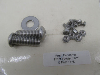 Harley Touring Stainless Steel Hardware Kit - Not Complete!!  DE6031P