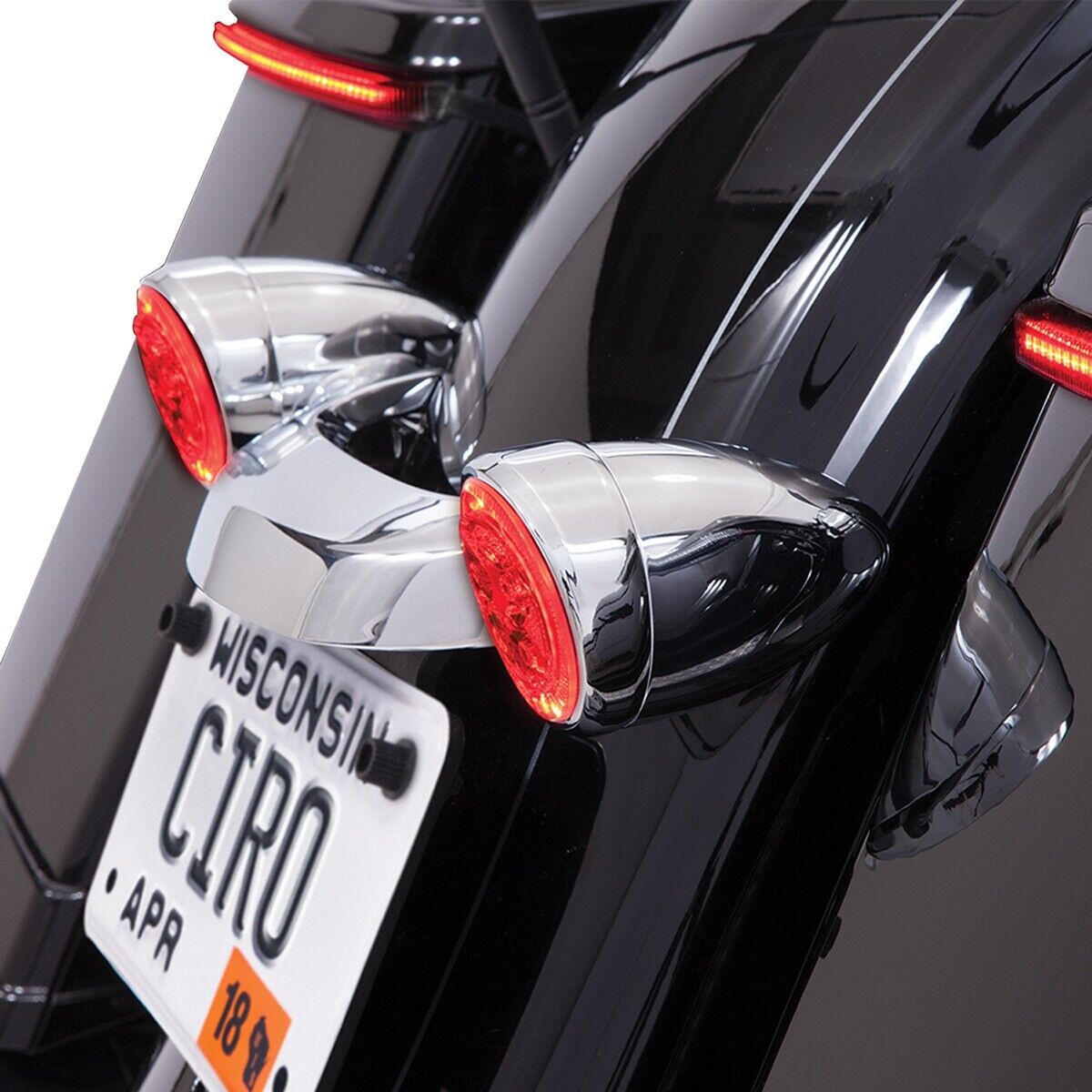 CIRO Fang Signal Light Inserts Chrome 45401