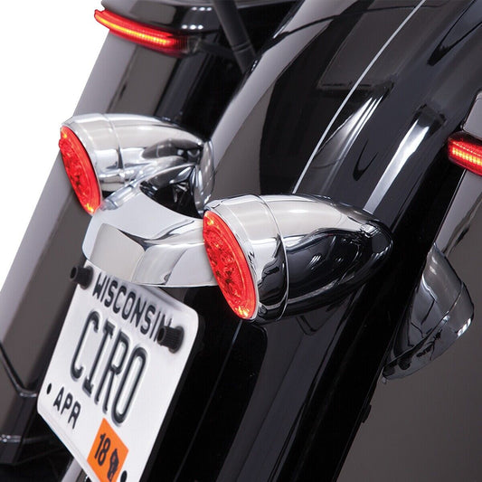 CIRO Fang Signal Light Inserts Chrome 45401