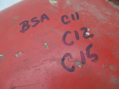 Vintage BSA C11 C12 C15 Red Fuel Petrol Gas Tank