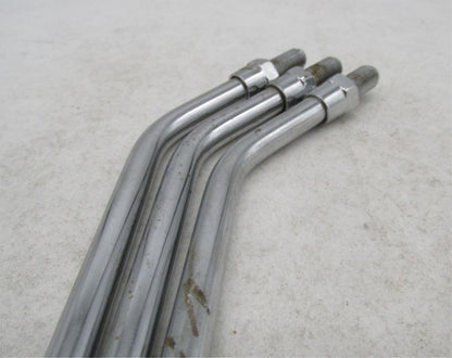 Lot of 3 Harley Davidson Universal Motorcycle  8" Chrome Mirror Stems