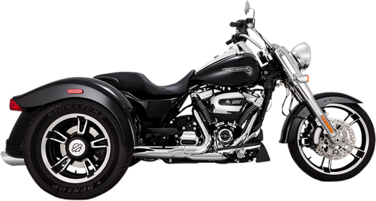 Vance & Hines Twin Slash Slip-On Mufflers Chrome 16796