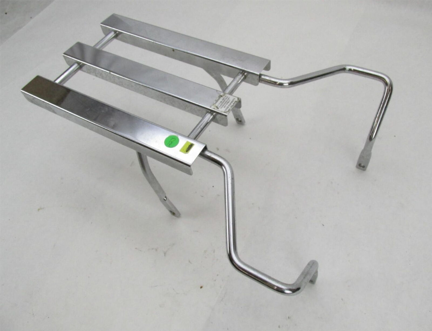 Harley ‘00+ Softail FLSTC Chrome 3 Channel Luggage Rack w/ Grab Rail 53941-03