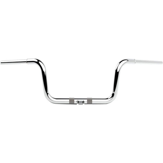 LA Choppers 1-1/4 in. Twin Round Handlebars Chrome LA-7324-08C