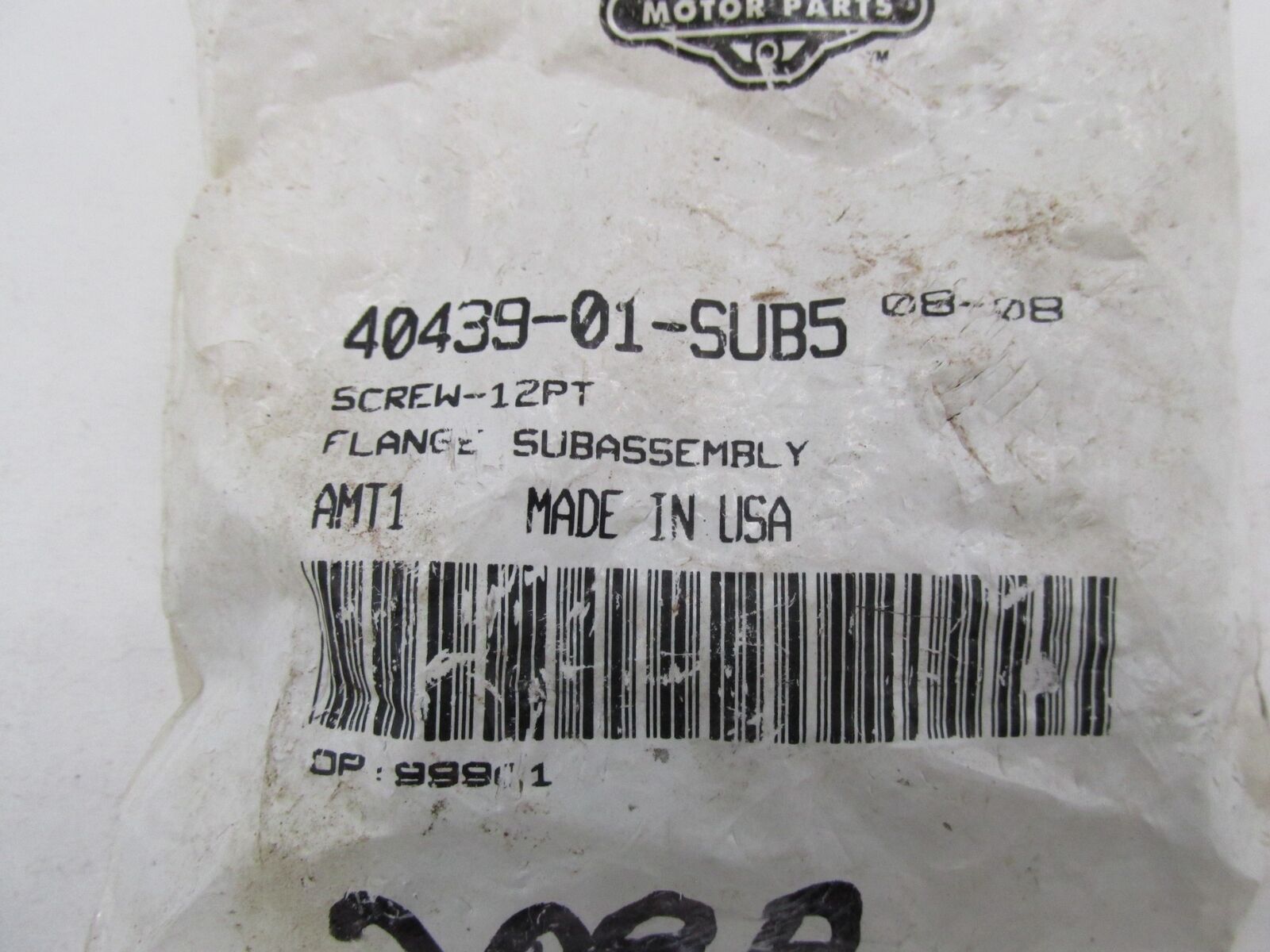 Lot of 5 Harley Davidson Genuine NOS 12pt Flange Screws 40439-01