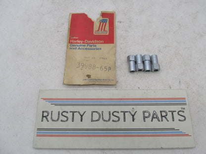 Lot of 4 Harley-Davidson Genuine NOS Aermacchi Chain Adjustment Nuts 39988-65P