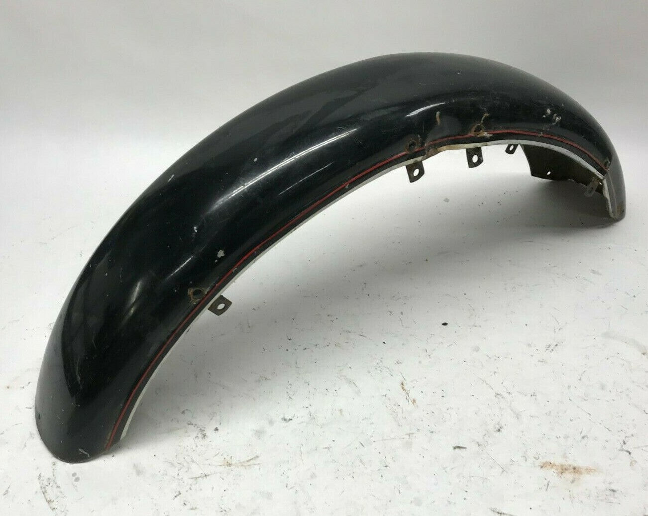 Vintage Harley Davidson Ironhead Front 5"  Fender Black no Dents Metal