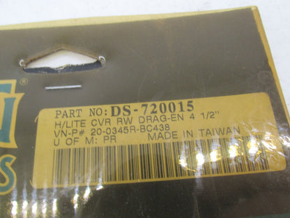 Drag Specialties Drag-En 4-1/2" Headlight Cover DS-720015 20-0345R-BC438
