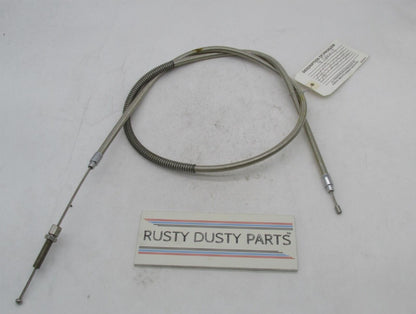 BARNETT High-Efficiency Stainless Steel Clutch Cable for Harley-Davidson 065205
