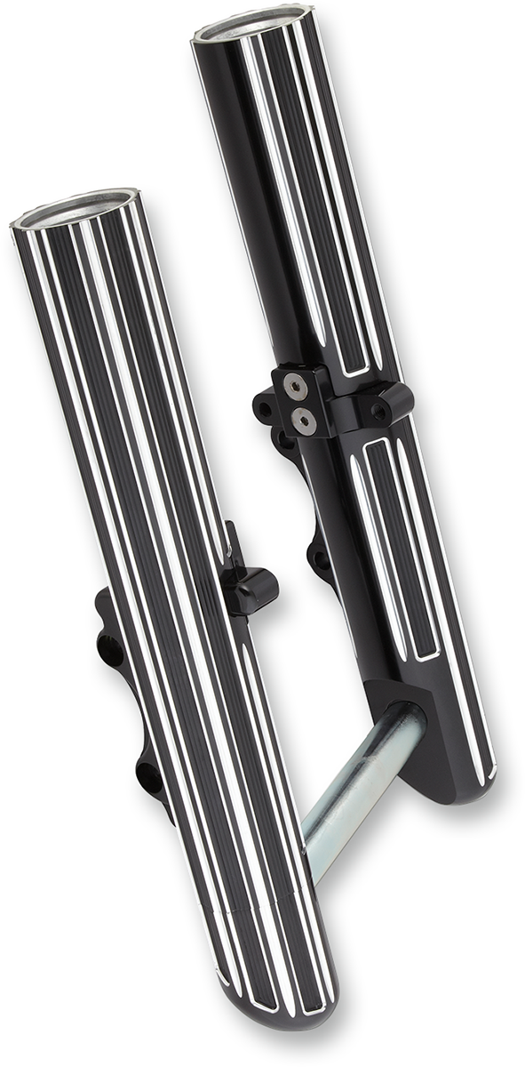 Arlen Ness Custom Single Disc Hot Legs Black 10-Gauge 40-521