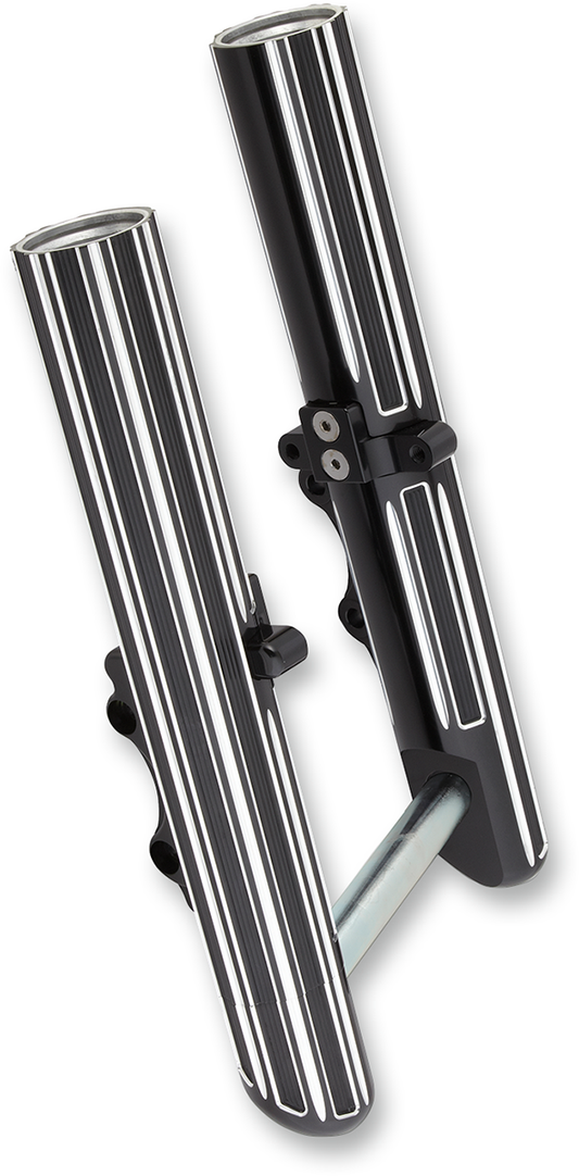 Arlen Ness Custom Single Disc Hot Legs Black 10-Gauge 40-521