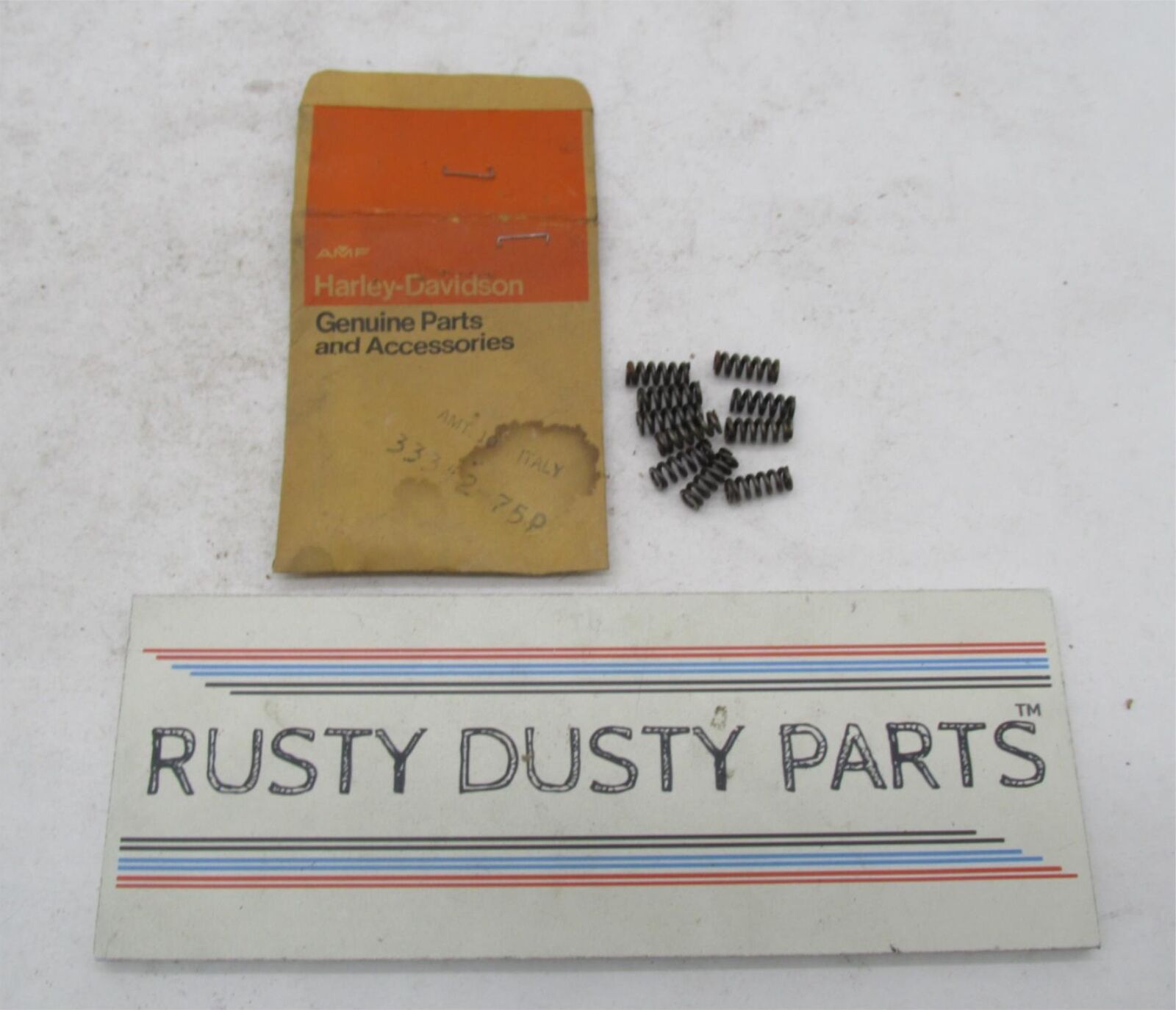 Lot of 10 Harley-Davidson Aermacchi Genuine NOS Starter Crank Springs 33342-75P