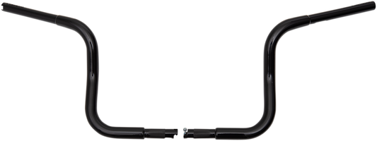 Fat Baggers, Inc. 1 1/4" EZ Install Round Top Handlebars 10" Black 903010-B