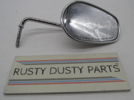 Harley Davidson Chrome Right Short Stem Teardrop Mirror