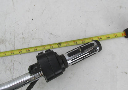 Harley Davidson Chrome 6" Rise Pullback T Bars Handlebar w/ Switch & Grip
