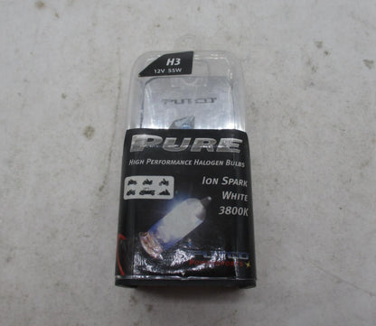 Putco Halogen H3 12V 55W 3800K Headlight Ion White Bulb 230003SW-S