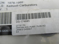 Harley Davidson James NOS Accelerator Pump Diaphragm JGI-27361-76