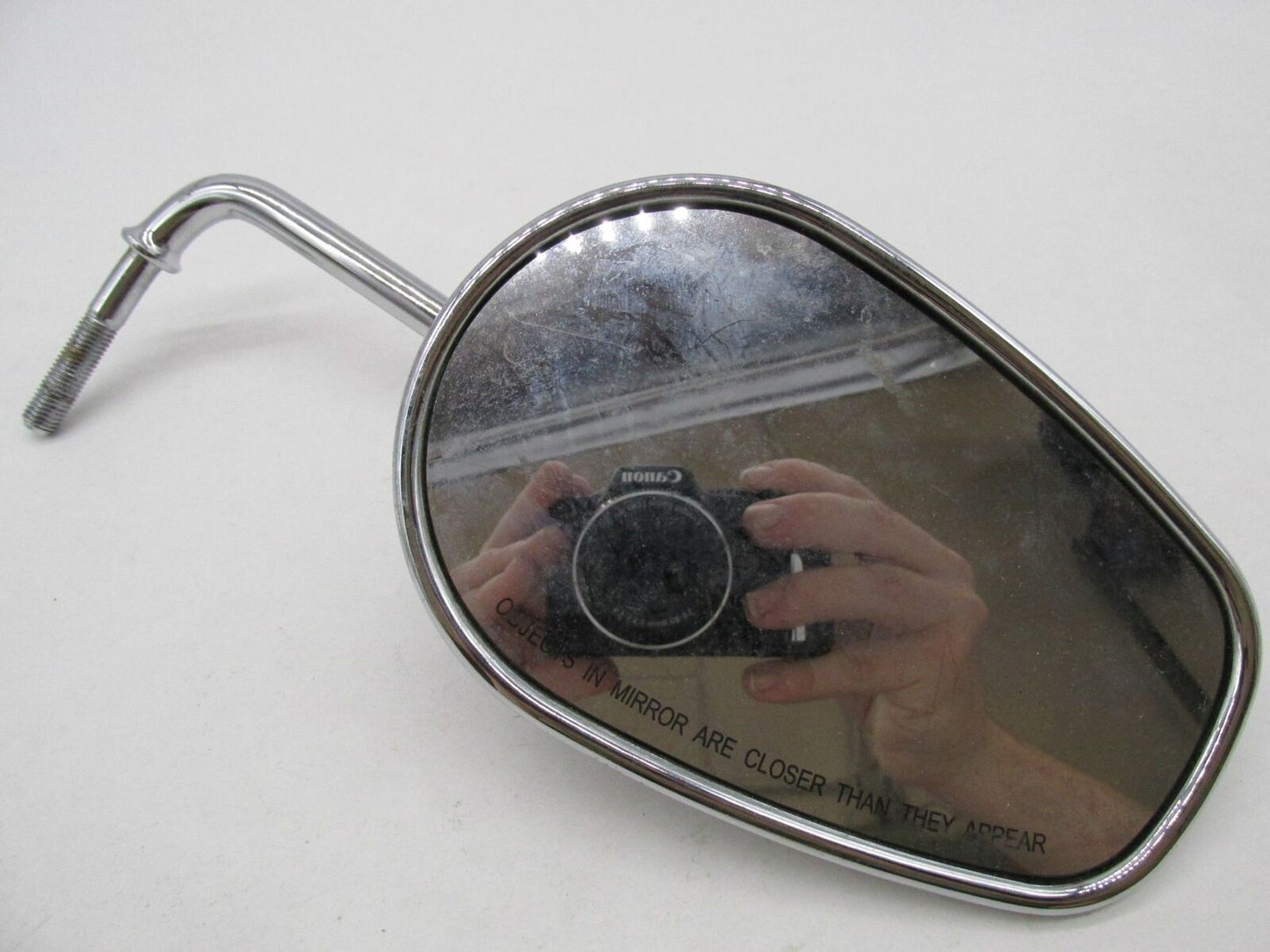 Harley Davidson Chrome Right Short Stem Teardrop Mirror