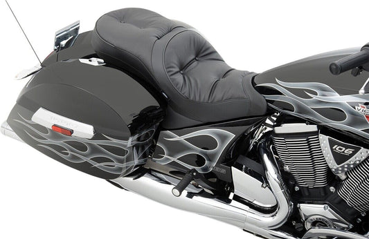 Drag Specialties Low-Profile Touring Seat for Victory OEM Backrest 0810-1542