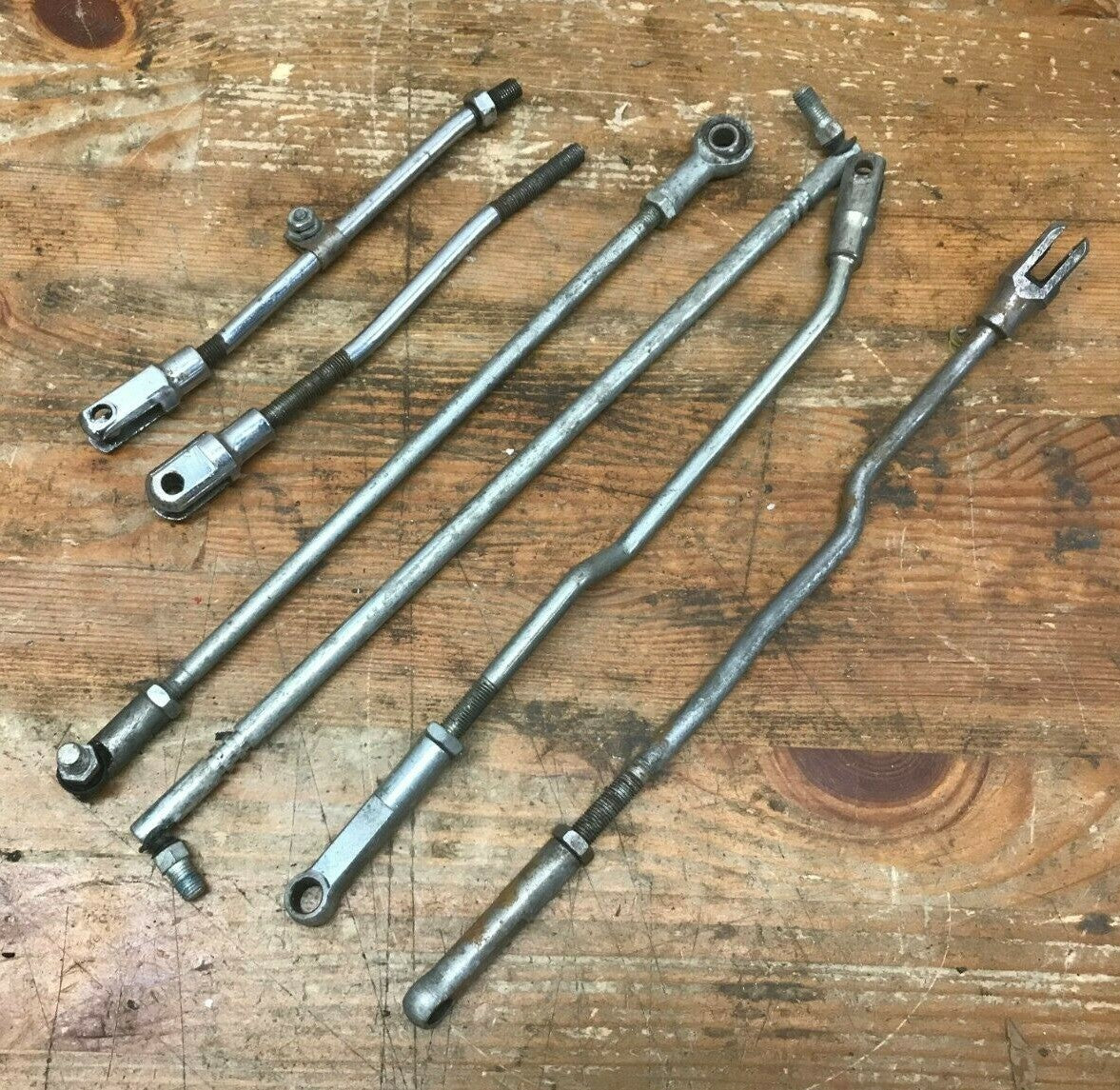Mixed Lot of 6 Harley Connecting Shift Rods Lot EVO Shovelhead OEM Nic