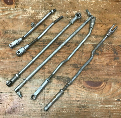 Mixed Lot of 6 Harley Connecting Shift Rods Lot EVO Shovelhead OEM Nic