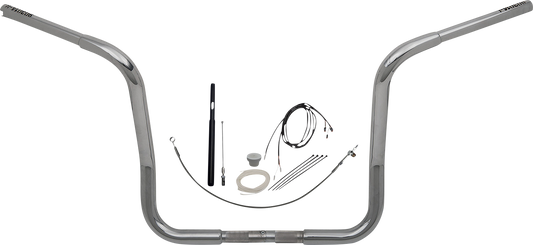Fat Baggers, Inc. 1-1/4" EZ Install Round Top Handlebar Kit 14" Chrome 919414