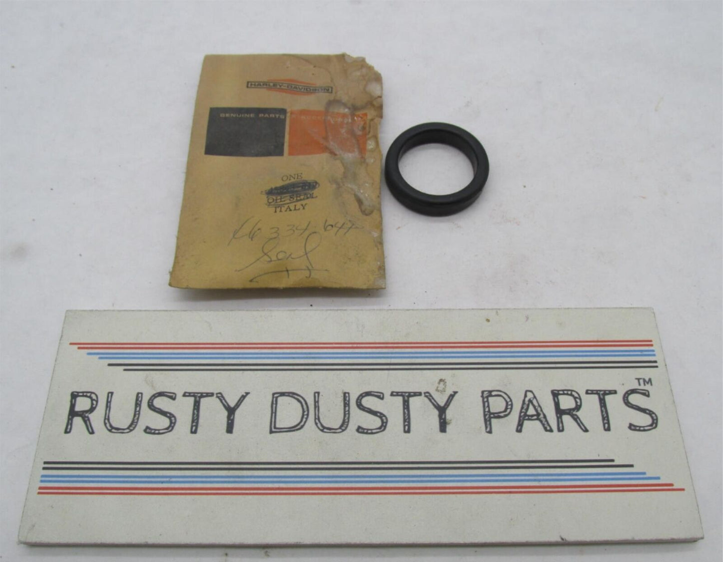 Harley Davidson Genuine NOS Aermacchi C H SS Fork Cover Rubber Ring 46334-64P