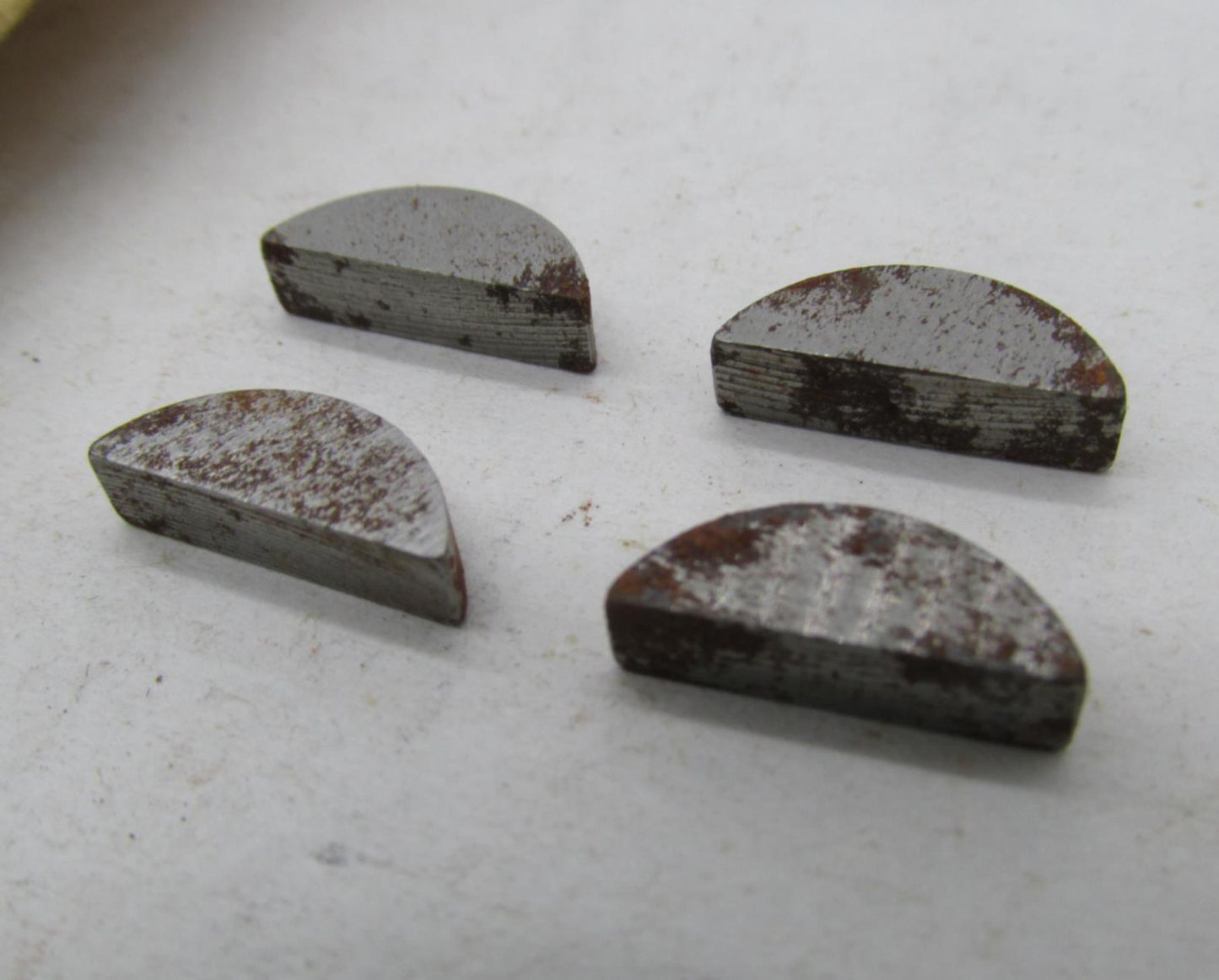 Lot of 4 Harley-Davidson Genuine NOS Aermacchi Woodruff Keway Keys 11202P
