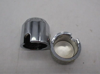 Set of Harley Davidson Chrome Fluted Front Axle Covers 44577-04
