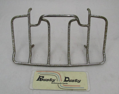 Used Motorcycle Chrome Patina Luggage Rack 22" x 12"