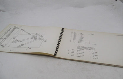 Bultaco Orginal Factory 1968 El Montadero Parts List Catalog