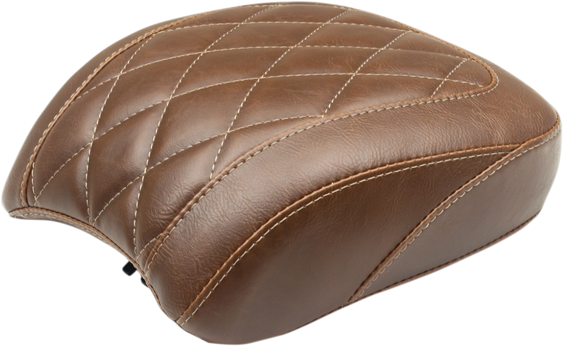 Mustang Wide Tripper Solo Seat Brown Diamond 83042