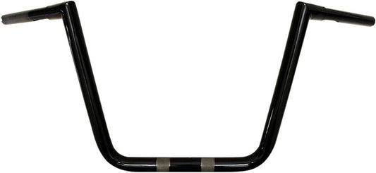 LA Choppers 1 1/4" Big Twin Peaks Hefty Handlebars Black 13" Rise LA-7362-13B