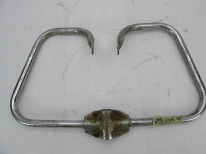 Vintage Chrome Patina Motorcycle Crash Engine Guard Bar Triumph Honda Yamaha CZ