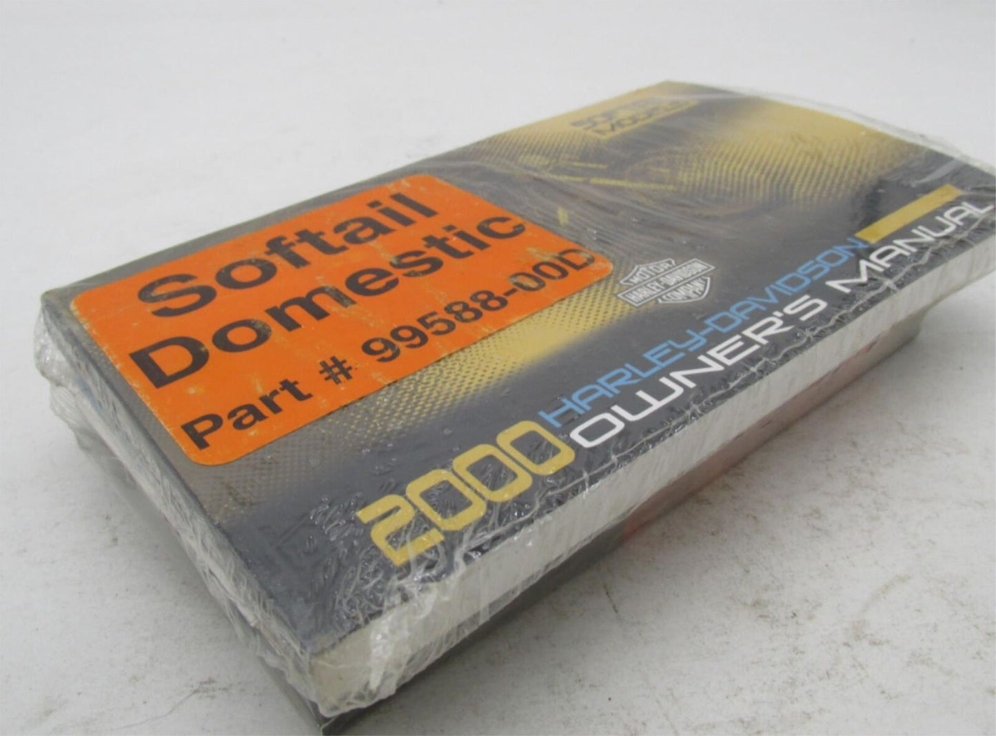 Harley Davidson Complete Factory 2000 Softail Owner's Manual 99588-00D 99469-00A