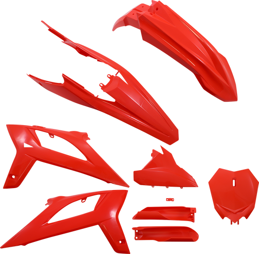 Acerbis Full Body Replacement Plastic Kit Red 2936280004