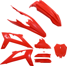 Acerbis Full Body Replacement Plastic Kit Red 2936280004