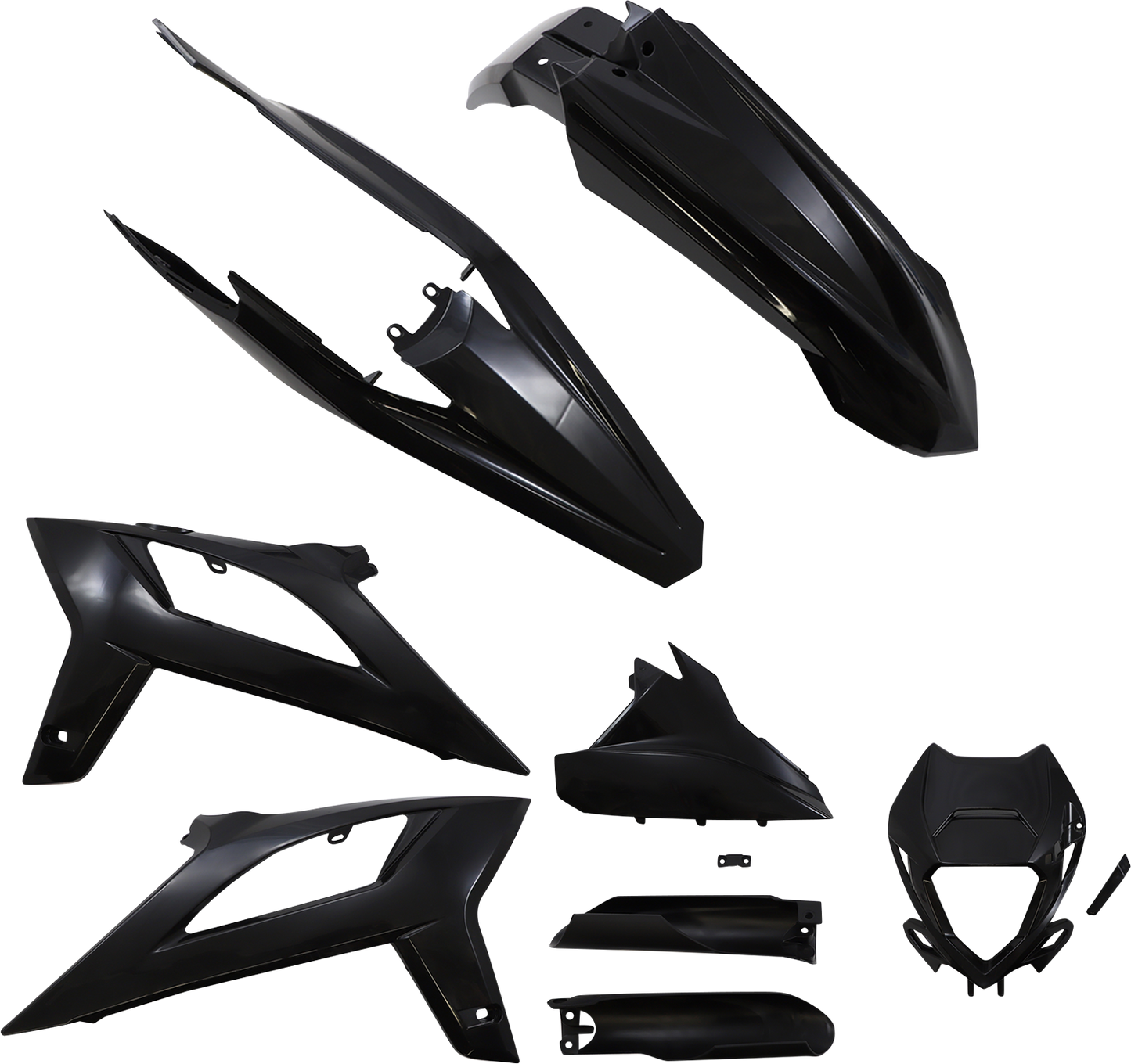 Acerbis Standard Body Replacement Plastic Kit Black 2936260001