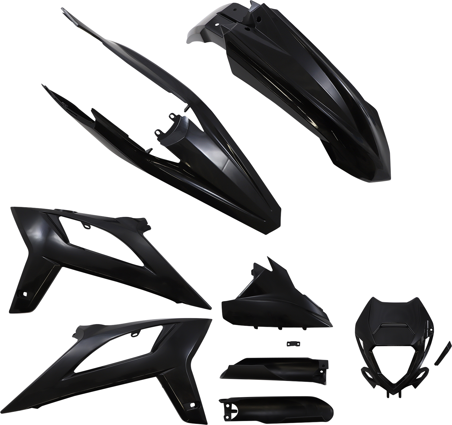 Acerbis Standard Body Replacement Plastic Kit Black 2936260001