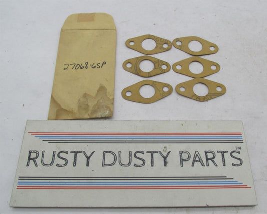 Lot of 6 Harley-Davidson Genuine NOS Aermacchi Intake Manifold Gaskets 27068-67P
