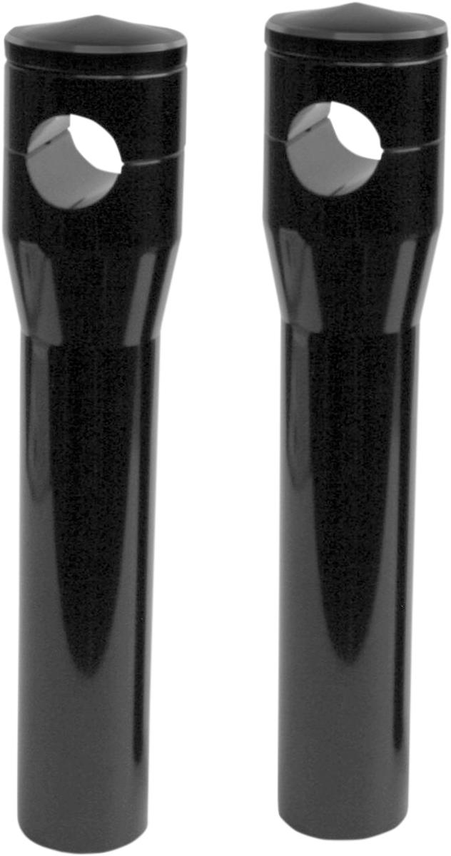 Accutronix Custom Billet Aluminum Risers 8" Black HR1358-B