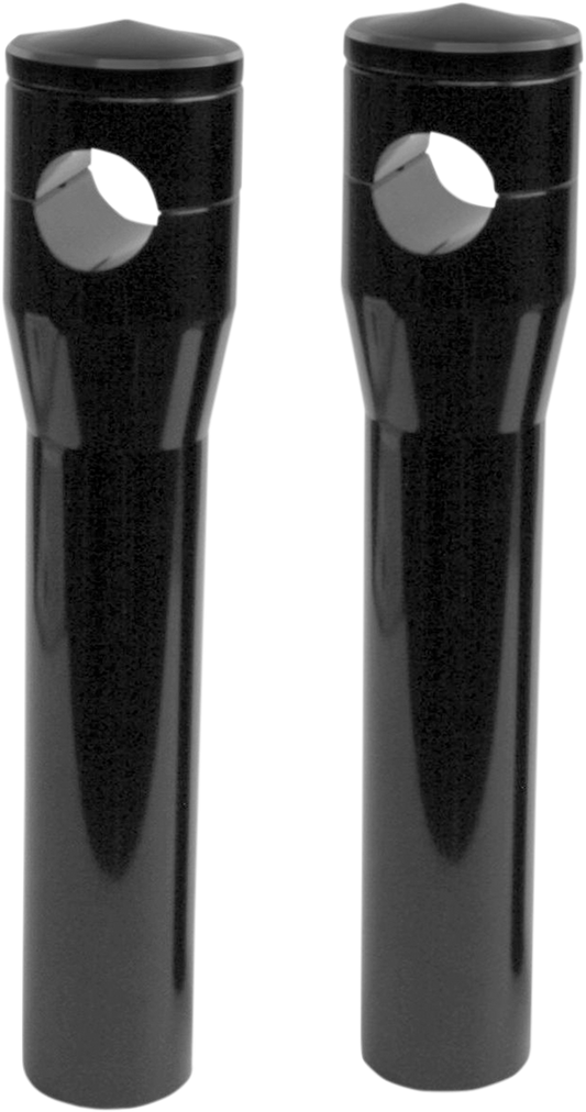 Accutronix Custom Billet Aluminum Risers 8" Black HR1358-B