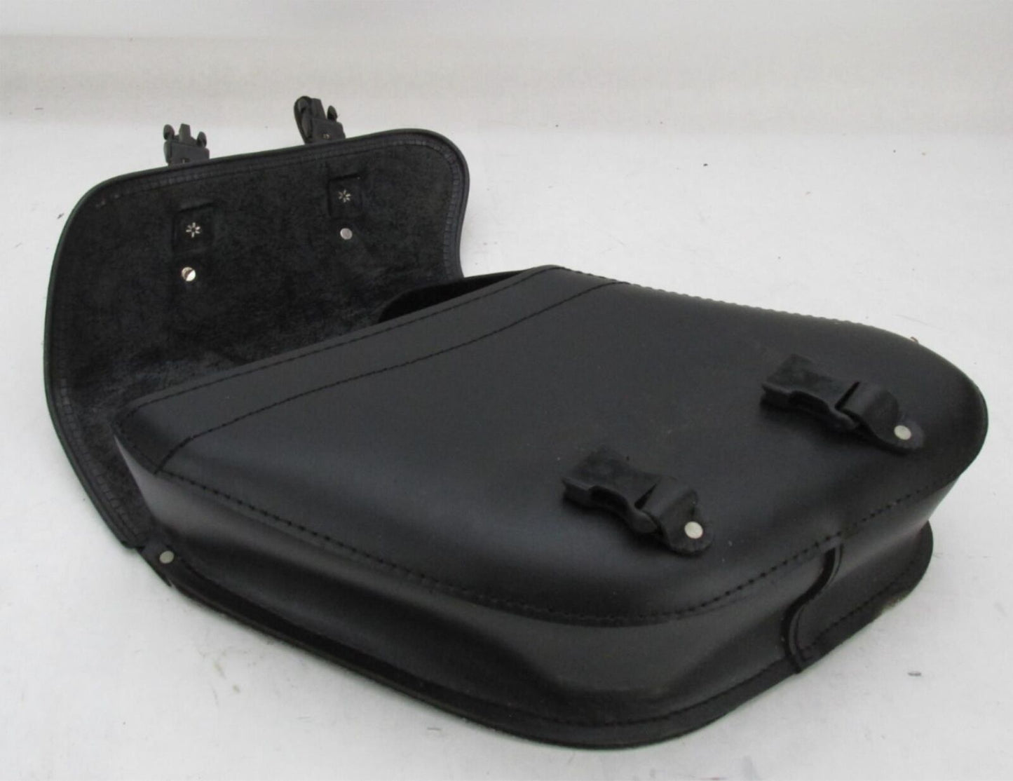 The Leatherworks Harley Davidson Single Left Side Saddlebag with Hardware
