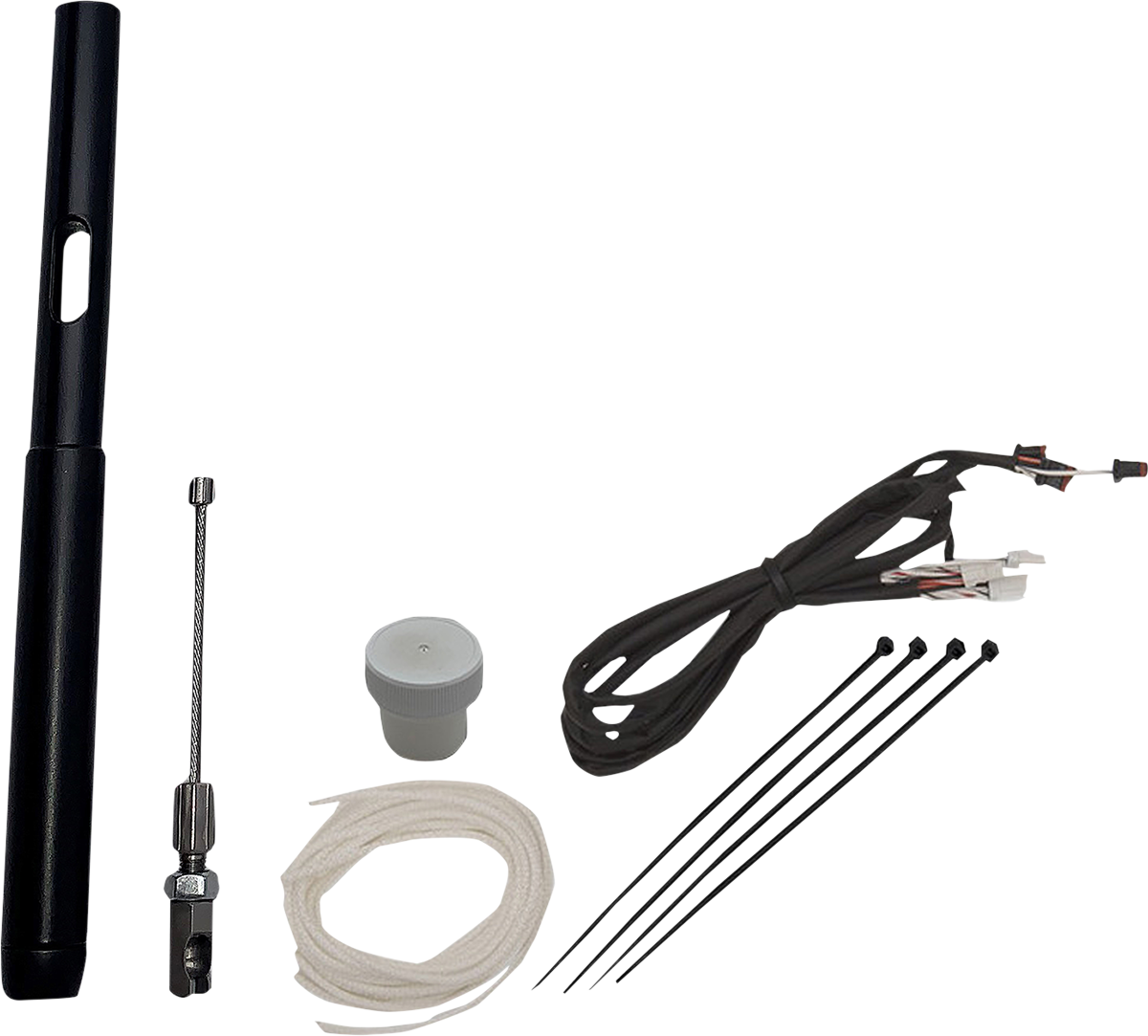 Fat Baggers, Inc. EZ Install Handlebar Kit +4" Braided 109012