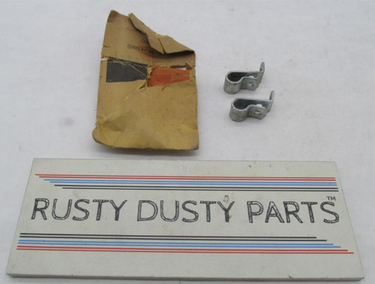 Lot of 2 Harley-Davidson Genuine NOS Wheel Brake Cable Tube Clamps 45218-52