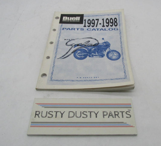 Buell Official Factory 1997-1998 Cyclone M2 Parts Catalog 99572-98Y
