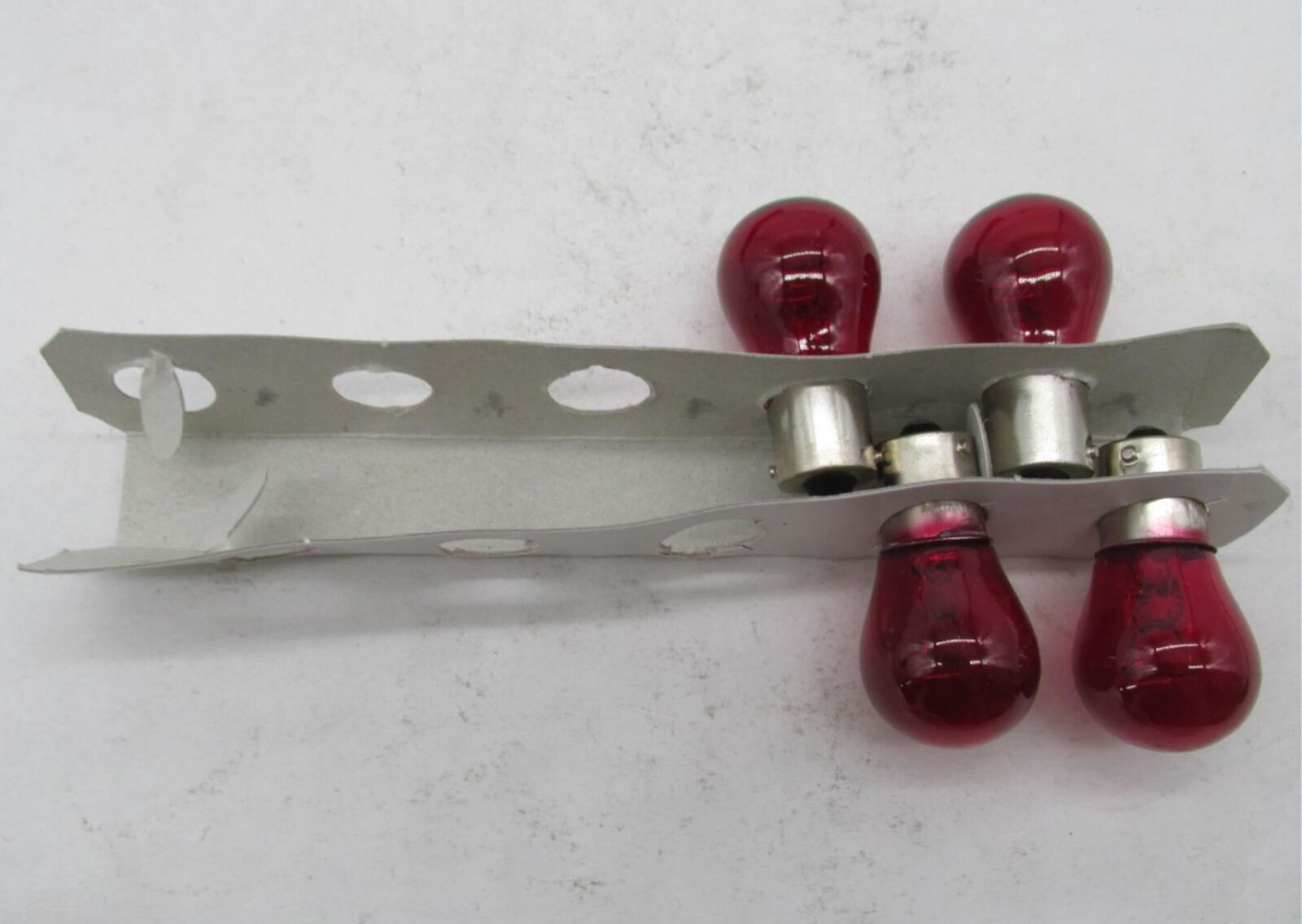 Lot of 4 Candlepower 12V Red Turn Signal Marker Light Bulbs 1156